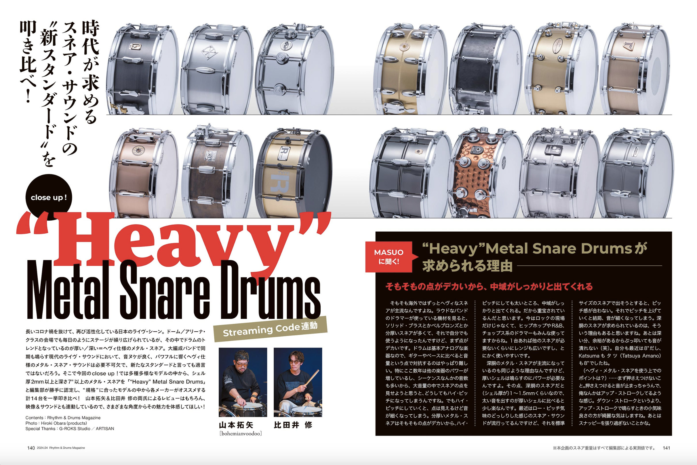 リズム＆ドラム・マガジン 2004年04月号|MAGAZINES|リットー