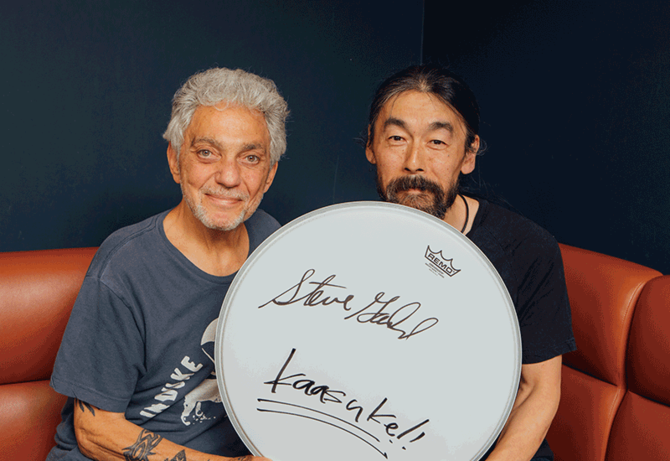 スティーヴ・ガッド×河村"カースケ"智康 日本の匠が世界の"神"に迫る!!|リズム&ドラム・マガジン2017年9月号より