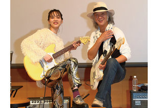 Charの無茶ぶりにタジタジ！？のん、Charギター塾で即興演奏を披露