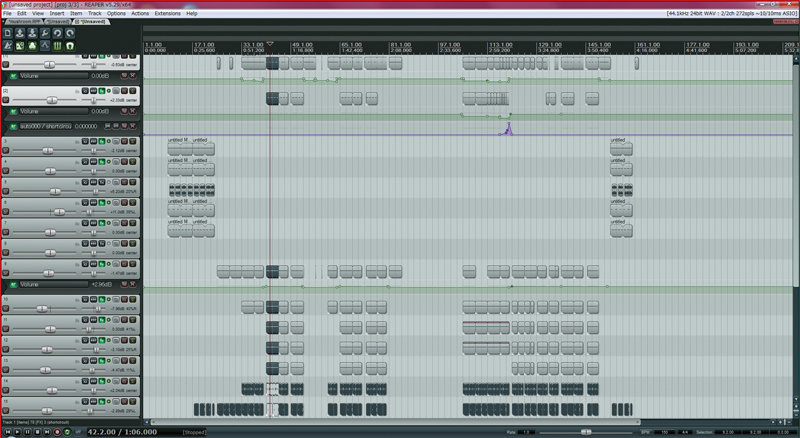 今回のトラック・メイク術解説途中の画面