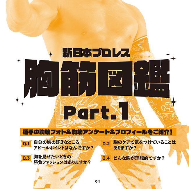 新日本プロレス胸筋図鑑 商品一覧 リットーミュージック