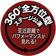 360°全方位型ステージ公演